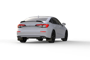 Rally Armor 2022 Honda Civic (Incl. Si/Sport/Touring) Black UR Mud Flap w/ White Logo